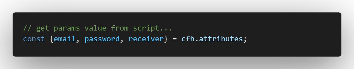 Requirements CDN screenshoot code